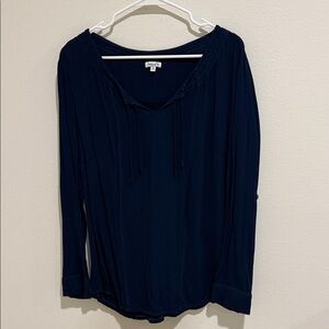 Splendid Navy Blue Blouse